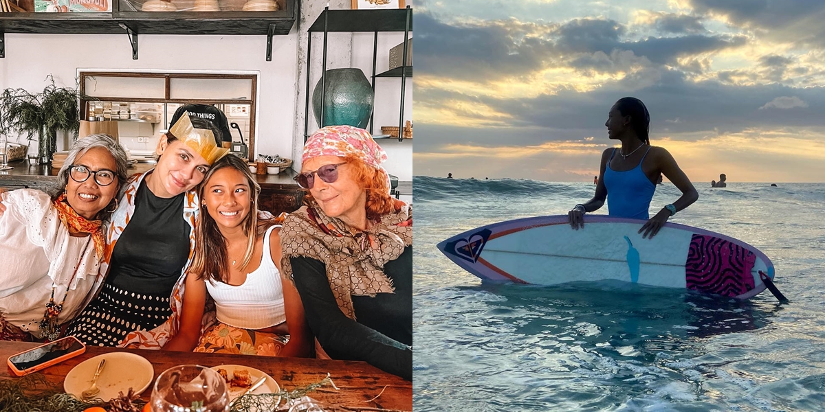 Becoming a World Surfer Athlete, 10 Portraits of Suri Jabrik, Luna Maya's Niece, Who is Now Growing Up as a Teenager and More Charming