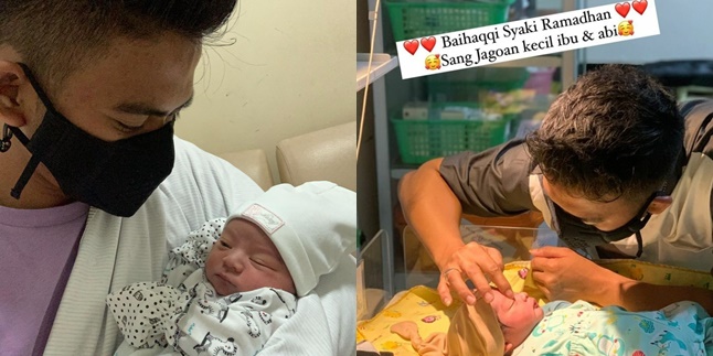 Being a New Father, Here are 8 Portraits of Rizki DA Taking Care of His First Child - Waiting for Nadya Mustika's Recovery