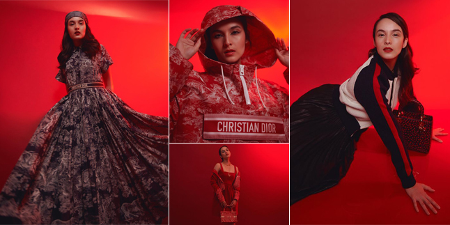 Being the Cover of ELLE Indonesia Magazine, Here are 8 Beautiful Photos of Chelsea Islan in Alluring Red