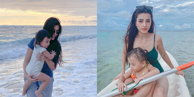 Being a Hot Mom at a Young Age, Here are 8 Pictures of Aska Ongi, Former Wife of Alif Alli, Taking Care of Her Daughter