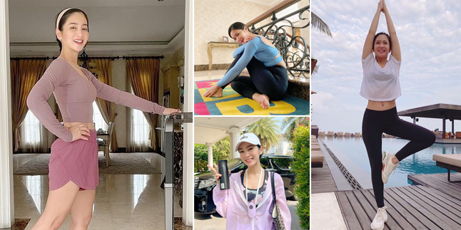 Being a Mother of Two Children, Here are 7 Photos of Bunga Zainal Looking Sporty and Showing Body Goals