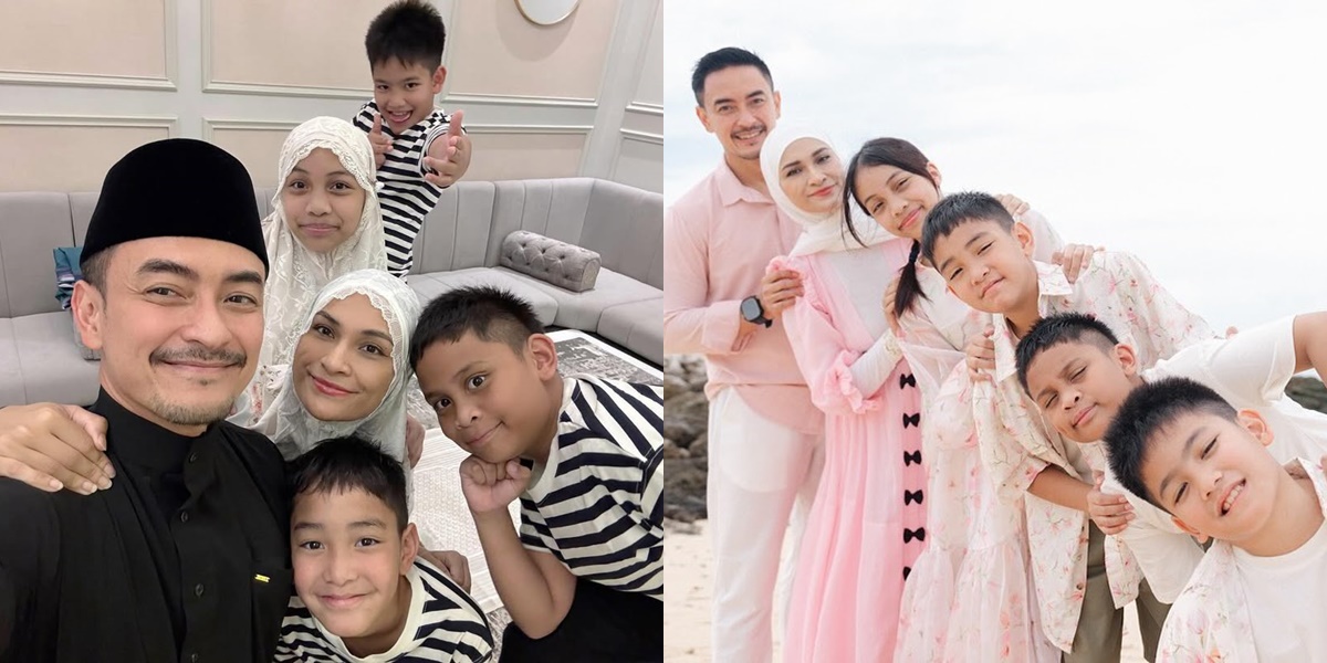 As Newlyweds, 7 Photos of Zumi Zola & Putri Zulhas Celebrating a Simple New Year's Holiday with Their Children