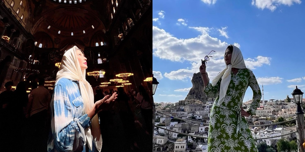 Becoming the Spotlight, 8 Photos of Tamara Bleszynski Wearing Hijab During Vacation in Turkey - Netizens: Beautiful Inside and Out!