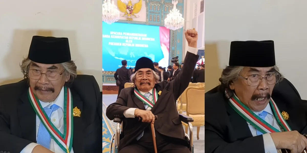 Jaja Miharja Admits to Sewing a Suit on Short Notice to Fulfill an Invitation to the Palace