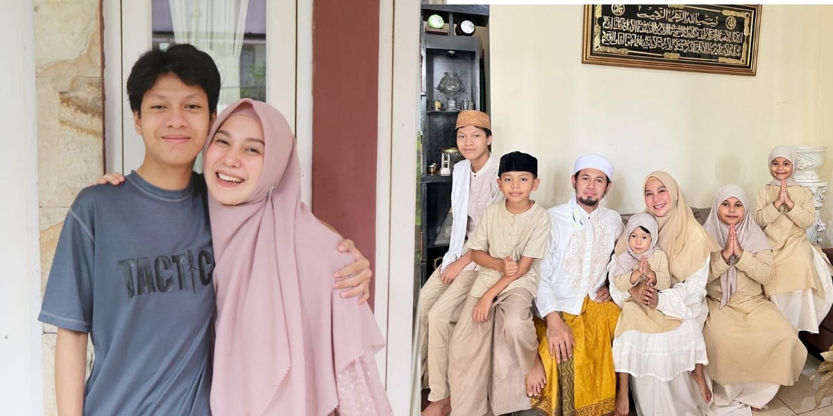 Rarely Highlighted, 8 Photos of Puput Melati with Her Five Children, the Eldest Looks Like a Younger Sibling