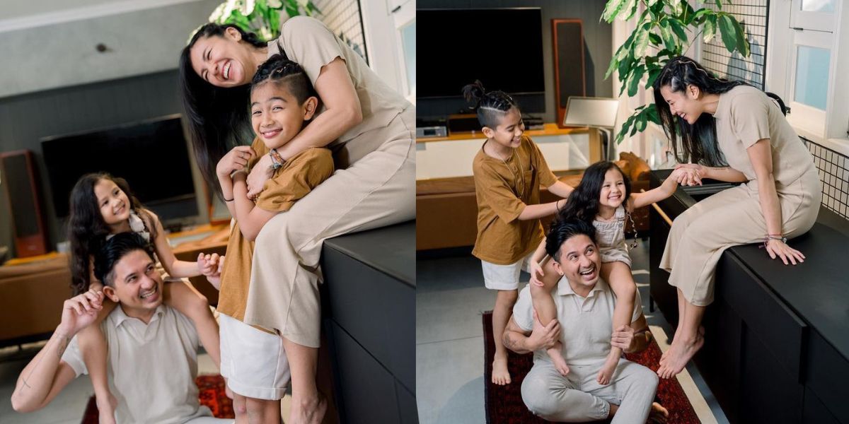 Far from Controversy, Here are 8 Heartwarming Moments of Sharena Gunawan and Ryan Delon's Small Family - Always Happy Even at Home