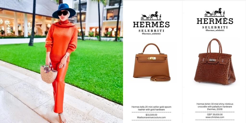 Away from the Spotlight During Vacation to Singapore, Here are 7 Photos of Syahrini's Collection and the Prices of Hermes Bags She Brings Everywhere - Some Reach 1.3 Billion