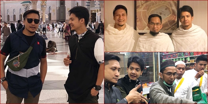 Approaching the New Year, Dimas Seto and Arie Untung Perform Umrah Together