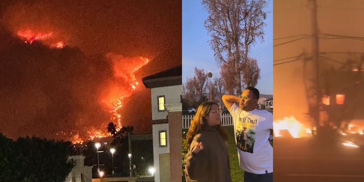 Visit Love Kuya, Uya Kuya's Portrait as a Witness to the Great Fire in Los Angeles - Strong Winds Cause House Fences to Collapse