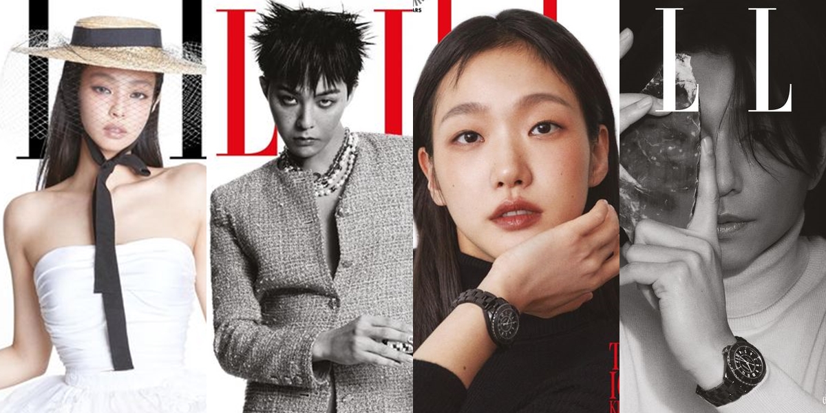 Jennie BLACKPINK, G-Dragon, Kim Go Eun, and Gong Yoo Look Chic and Coordinated in Chanel for ELLE Korea's 30th Anniversary Photoshoot