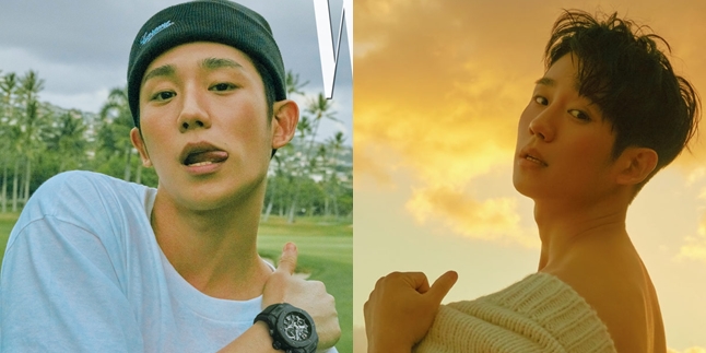 Jung Hae In Sticks Out Tongue & Shows Off Back, Making Fans Go Crazy