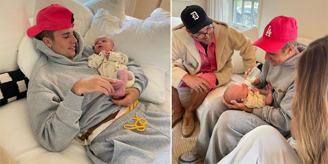 Justin Bieber Shares Photo of Babysitting, Netizens Initially Mistaken Hailey Baldwin Giving Birth