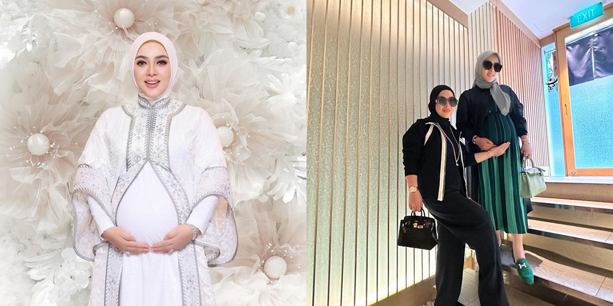 Her Pregnancy Was Actually Revealed Since January 2024, Here are 8 Photos of Syahrini Eating with Her Sister who Accidentally Spilled the Beans - Beautifully Dressed in Green