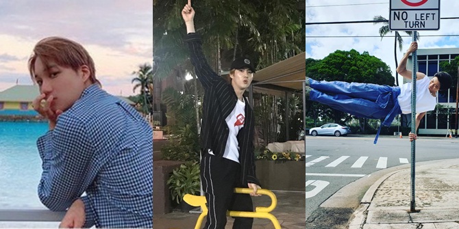 EXO's Behavior in Hawaii, Jumping Fences and Fake Swimming