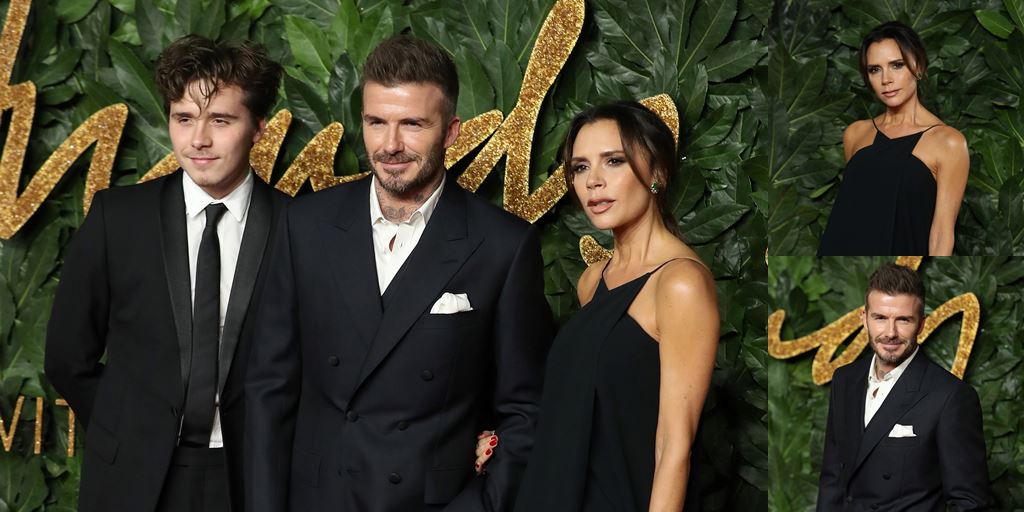 The Beckham Family Appears Together at the British Fashion Awards 2018