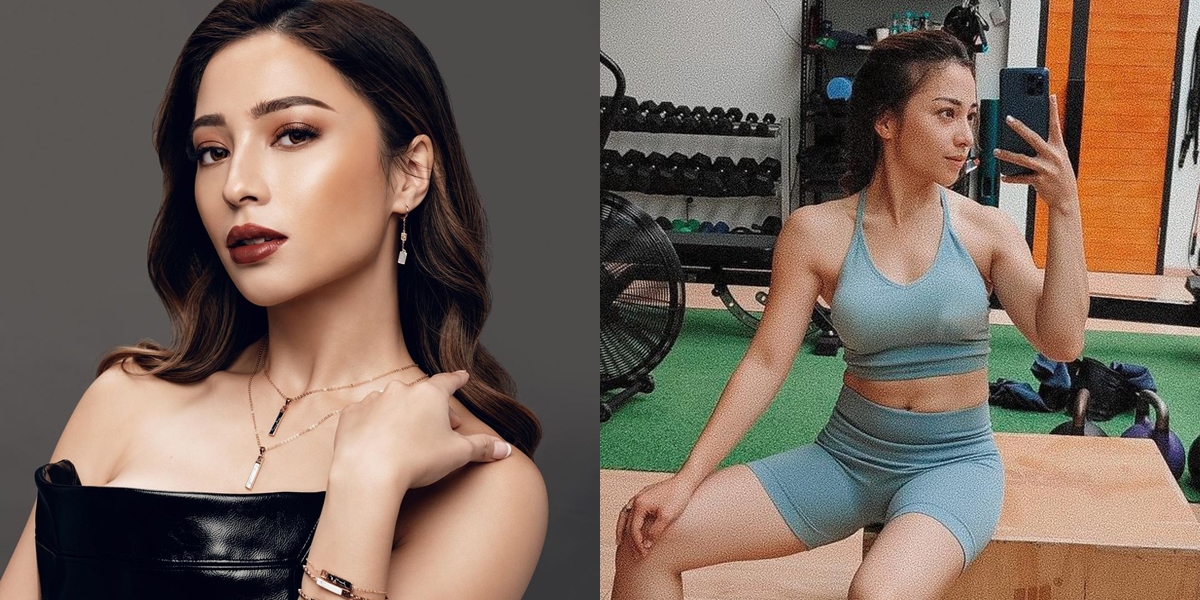 Slimming Back After 8 Months of Giving Birth, 8 Photos of Nikita Willy Showing Her Boxed Abs During Workout