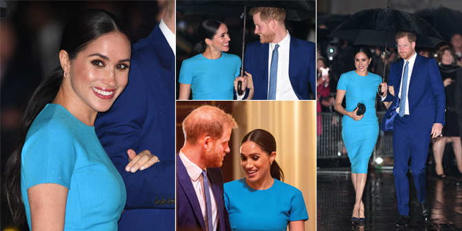 Returning Home to England, Here are the First Photos of Meghan Markle & Prince Harry's Appearance