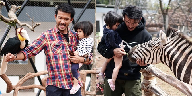 Introducing Salma to Animals, the Excitement of Rio Dewanto's Family Vacation