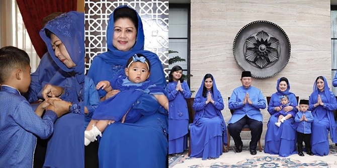 Memories of SBY Family's Eid Al-Fitr When Ani Was Still Healthy, Full of Joy