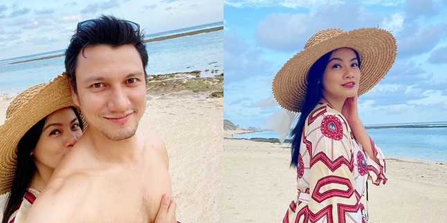 Work and Vacation, Sneak Peek at 8 Photos of Christian Sugiono and Titi Kamal Visiting a Private Beach in Bali