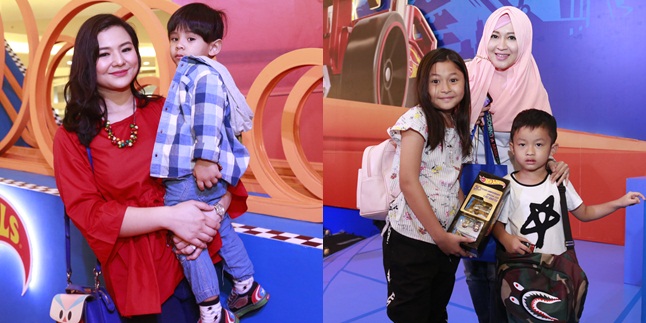 Excitement of Celebrities Inviting Children to Attend 'Hot Wheels' Toy Event