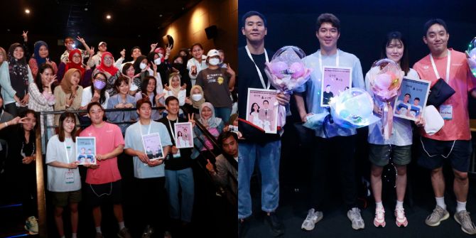 Excitement of 'First Encounter' Badminton Athletes Fanmeeting with Indonesian Fans