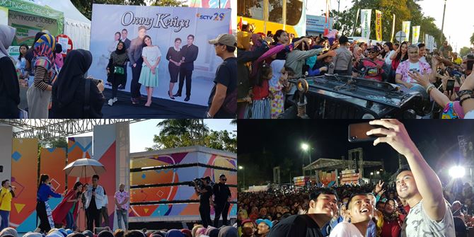 Excitement of SCTV Carnival 2019 Day One, Meet the Stars of Anak Langit