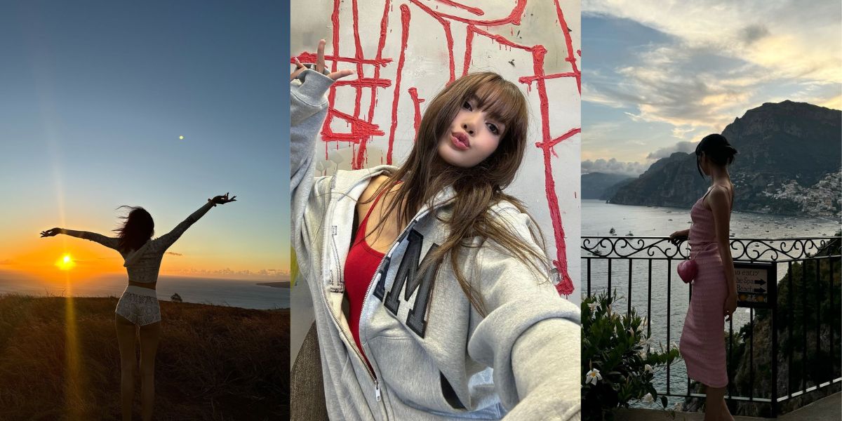 The Excitement of Lisa BLACKPINK's Summer Vacation, Feeding Cats - Hiking a Hill