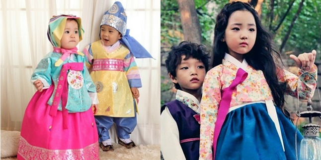 Ketika Anak  Korea  Pakai Baju  Tradisional Gemas dan Lucu 