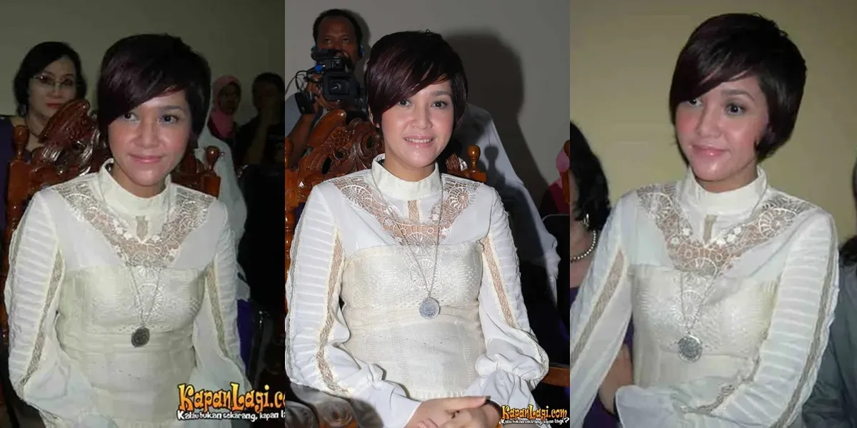 A Look Back at Maia Estianty's Portrait in the Divorce Trial 2007 with Ahmad Dhani, Beautiful with Short Hair