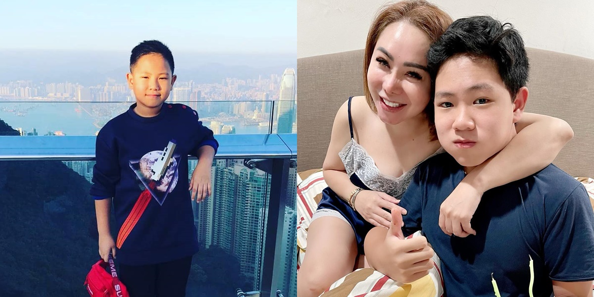 Now 14 Years Old, 8 Pictures of Rainier Chang, Femmy Pertamasari's First Child Whose Face Resembles a Korean Boy