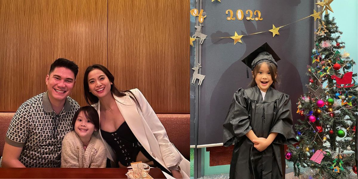 Now 4 Years Old, Peek at Acha Septriasa's Child's Fun Graduation Photos - Looking Beautiful Wearing a Graduation Gown