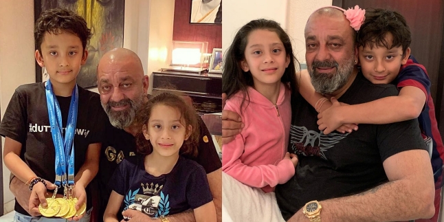 Now 62 Years Old, Sneak a Peek at the Adorable Moments of Sanjay Dutt and His Twin Children