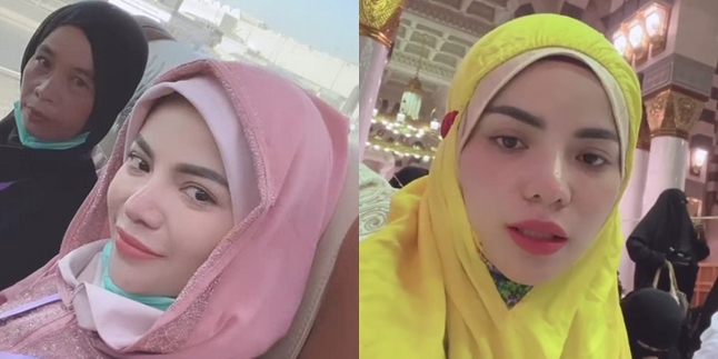 Currently in the Holy Land, 11 Pictures of Dinar Candy that are Even More Serene Wearing Hijab - Admits Planning to Perform Umrah Together with Ridho Illahi and Family