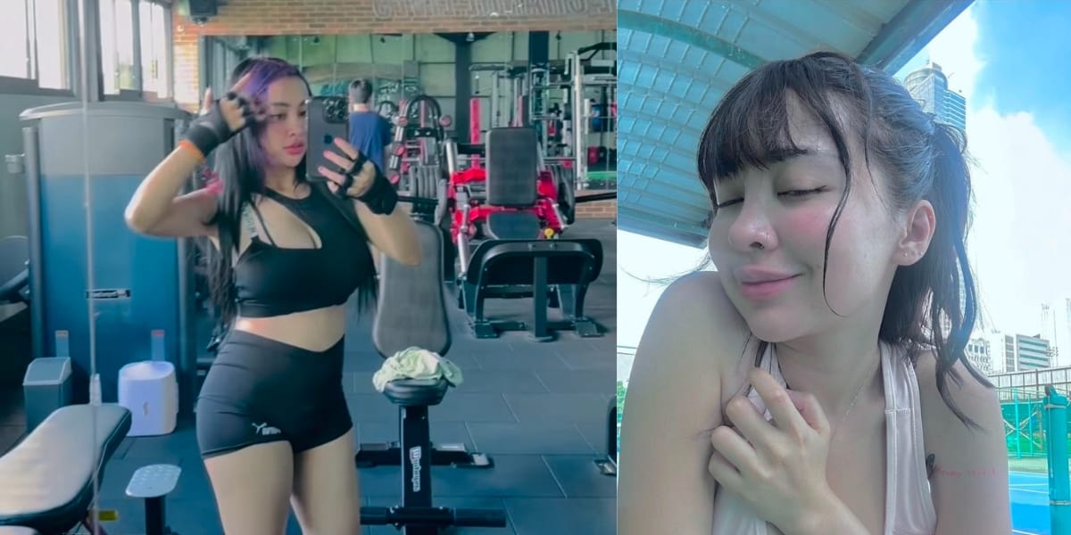 Now a Widow, 8 Hot Photos of Cupi Cupita While Exercising - Making Netizens Lose Focus