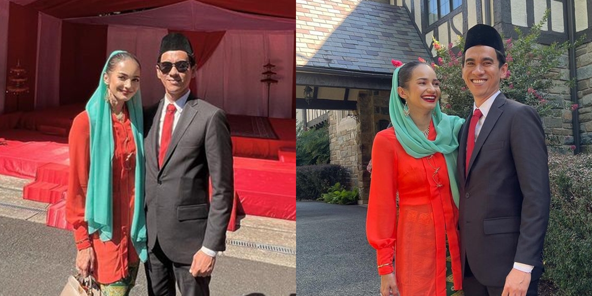 Now Living in America, Enzy Storia and Husband Participate in Independence Day Ceremony in Washington DC - Their Traditional Outfits Caught Attention