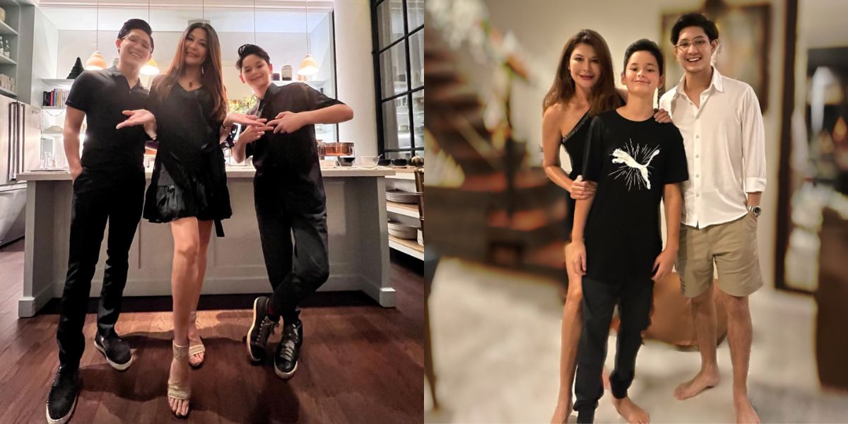 Compact and Good Looking! 8 Photos of Tamara Bleszynski with Teuku Rassya and Kenzou, Her Handsome Sons