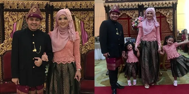 KOMPAK DENGAN ANAK ISTRI, INDRA BEKTI MERIAHKAN PERNIKAHAN 