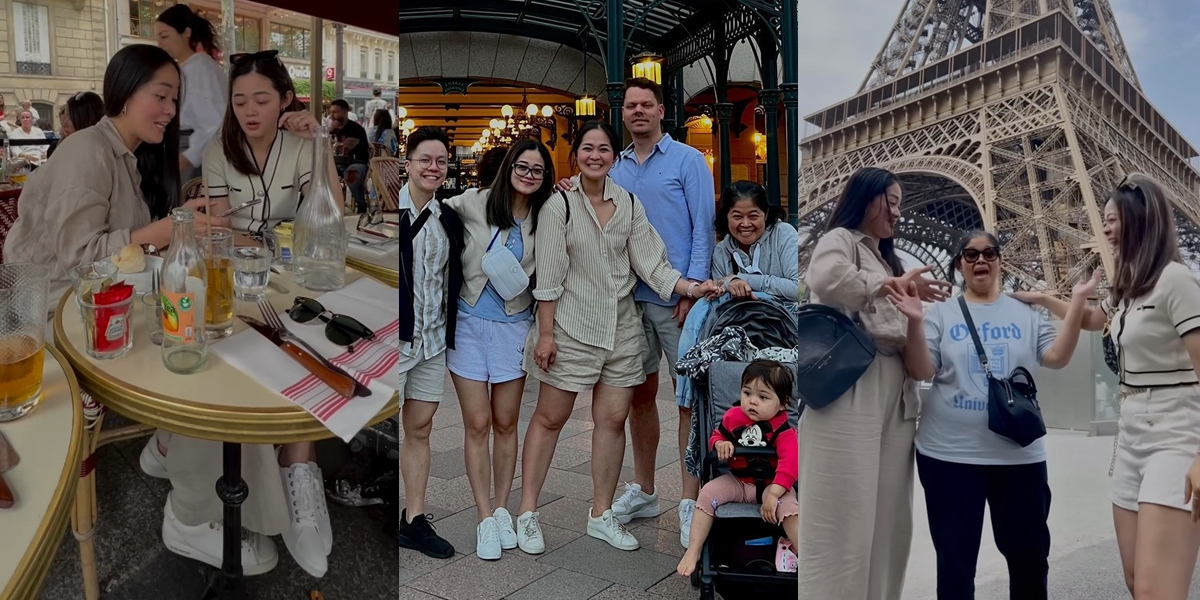 Compact Despite Living in Different Countries, 7 Exciting Vacation Photos of Gracia Indri and Gisela Cindy in Paris