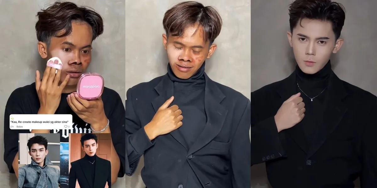 This Content Creator Recreates the Makeup of Chinese Drama Actor Wulei, His Transformation is Impressive and Very Different