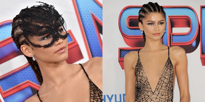 Master the Red Carpet, Zendaya's Portraits at the 'SPIDERMAN: NO WAY HOME' Premiere: Looking Super Hot in a Spider Web Dress
