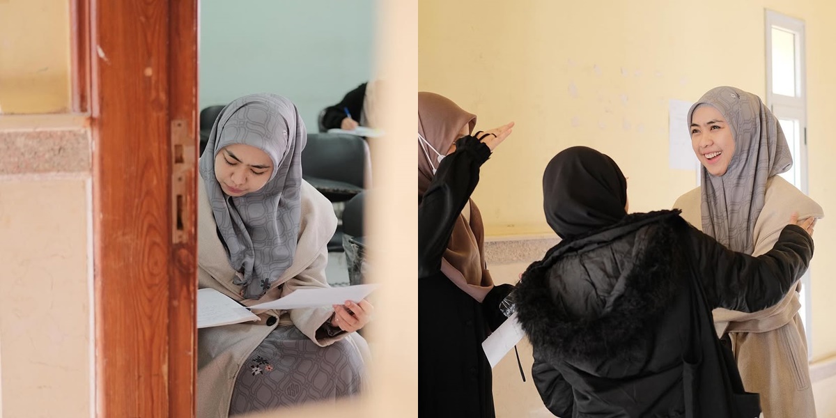 Studying at Al-Azhar Egypt, Here are 8 Photos of Oki Setiana Dewi During Semester Exams - Now Preparing for a Vacation to Indonesia