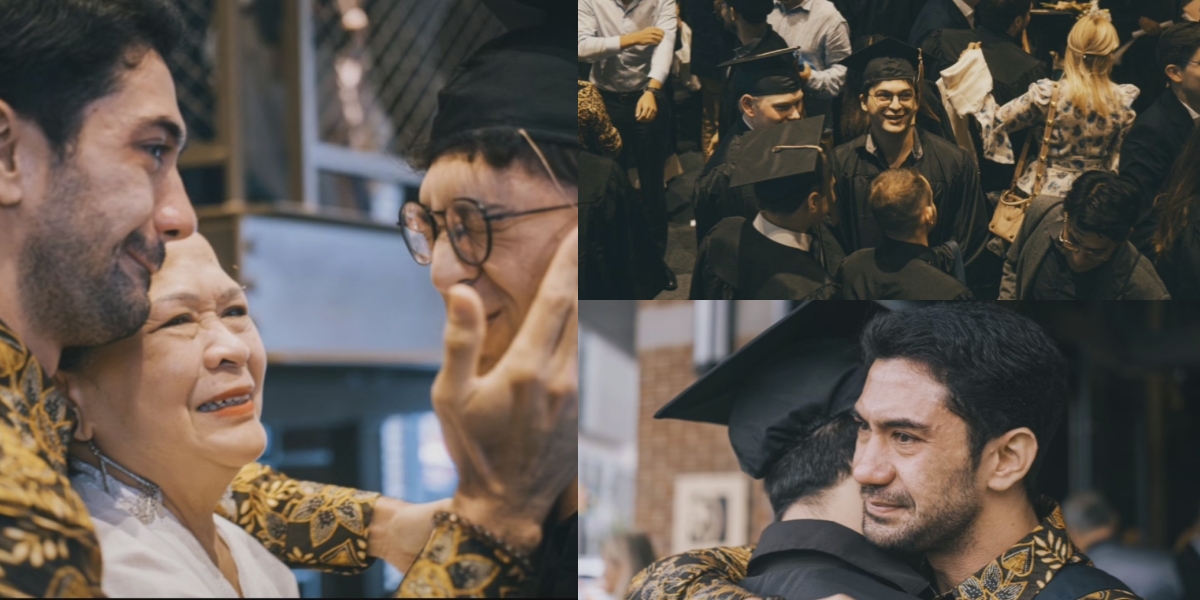 Studying in the United States, 10 Portraits of David Jonathan's Graduation, Reza Rahadian's Brother that Rarely Gets Highlighted - Tears of Joy from Their Mother and Brother