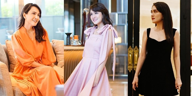Collection of Photos of Shandy Aulia Looking Elegant in Beautiful Dresses, Radiating a Happy Smile Amid Divorce Rumors