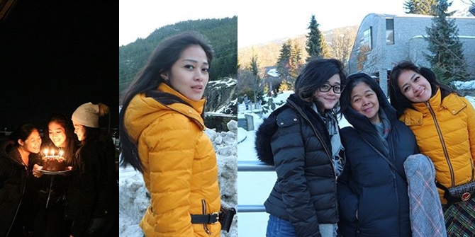 Visiting Younger Sister in Canada, Gracia Indri Celebrates Special Birthday