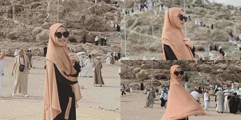 Visit Jabal Rahmah, Ayu Ting Ting Asks for Smooth Relationship?