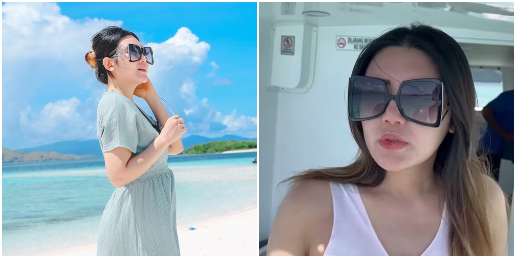 Visit Uninhabited Island, 9 Photos of Via Vallen and Her Lover's Vacation in Labuan Bajo - Injured Lips Make Netizens Worried