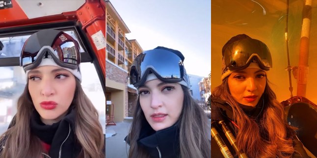 Continue Vacation to America, These 10 Photos Prove that Nia Ramadhani Still Looks Beautiful while Skiing