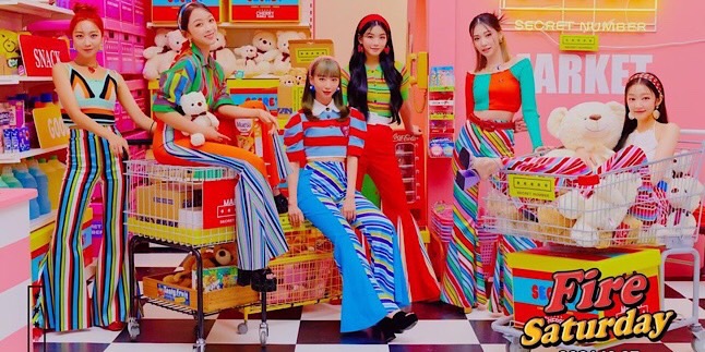 Complete with 6 Members, SECRET NUMBER's Comeback Teaser Photos are Fresh and Colorful