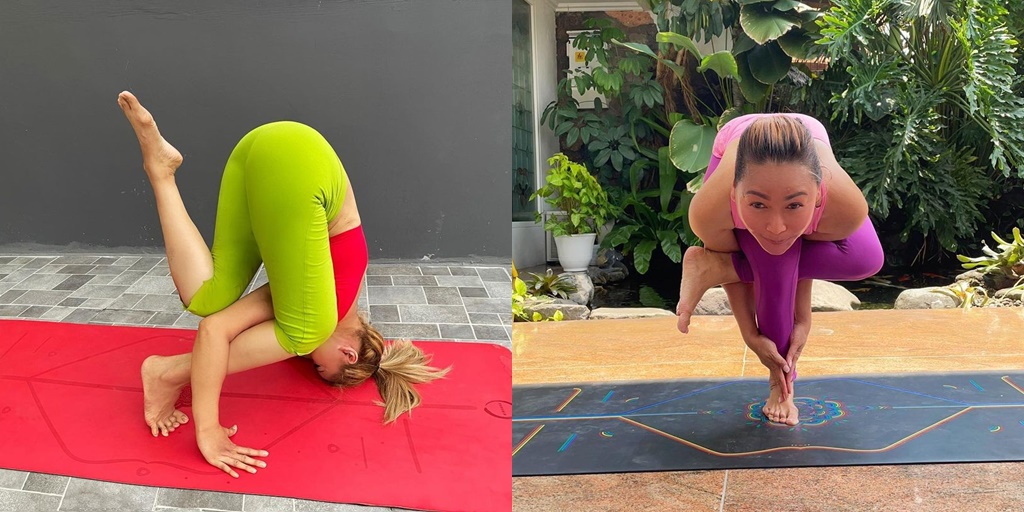 Very Flexible, Here are 12 Photos of Inul Daratista's Yoga Moves - Legs on Head, Head on Legs Makes You Cringe